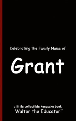 Cover Celebrating the Family Name of Grant