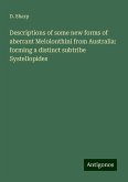 Descriptions of some new forms of aberrant Melolonthini from Australia: forming a distinct subtribe Systellopides Descriptions of some new forms of aberrant Melolonthini from Australia: forming a distinct subtribe Systellopides