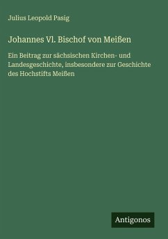 Cover Johannes Vl. Bischof von Meißen