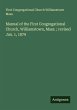 Manual of the First Congregational... - Bild 1