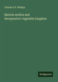 Materia medica and therapeutics-vegetable kingdom