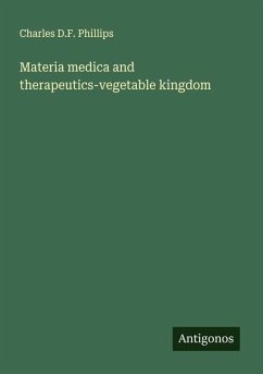 Cover Materia medica and therapeutics-vegetable kingdom