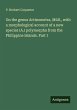 On the genus Actinometra, Müll., with... - Bild 1