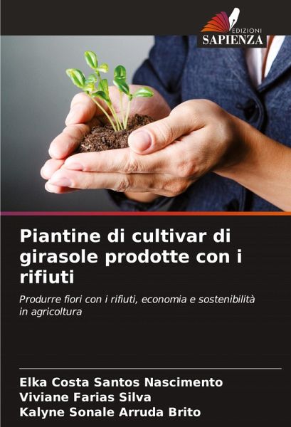 Piantine di cultivar di girasole prodotte con i rifiuti Piantine di cultivar di girasole prodotte con i rifiuti
