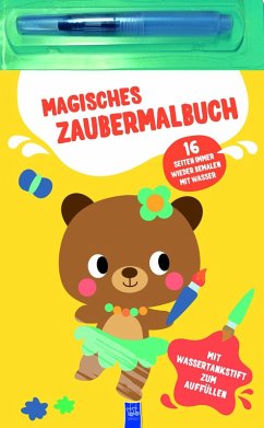 Cover Magisches Zaubermalbuch - Gelb (Bär)