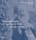"Eine Kleinigkeit aus meiner Feder erlaube ich mir ..." "Eine Kleinigkeit aus meiner Feder erlaube ich mir ..."