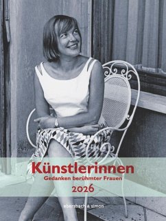 Cover Künstlerinnen Kalender 2026. Gedanken berühmter Frauen