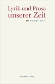 Lyrik und Prosa unserer Zeit Lyrik und Prosa unserer Zeit