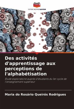 Cover Des activités d'apprentissage aux perceptions de l'alphabétisation