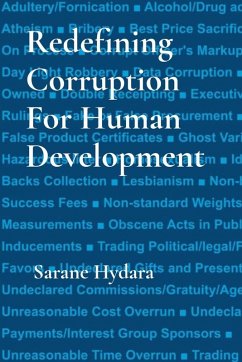 Redefining Corruption For Human Development - Hydara, Sarane
