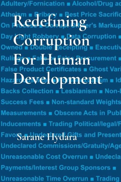 Redefining Corruption For Human Development Redefining Corruption For Human Development