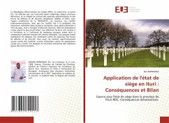 Cover Application de l'état de siège en Ituri : Conséquences et Bilan