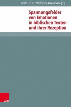 Cover Spannungsfelder von Emotionen in biblischen Texten und ihrer Rezeption
