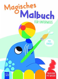 Cover Magisches Malbuch für unterwegs - Cover Seelöwe