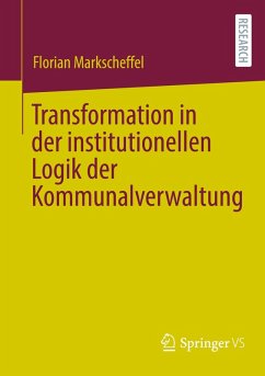 Cover Transformation in der institutionellen Logik der Kommunalverwaltung