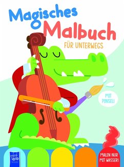 Cover Magisches Malbuch für unterwegs - Cover Krokodil