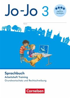 Jo-Jo Sprachbuch 3. Schuljahr - Allgemeine Ausgabe 2024 - Arbeitsheft Training: Grundwortschatz und Rechtschreibung - Naumann-Harms, Henriette