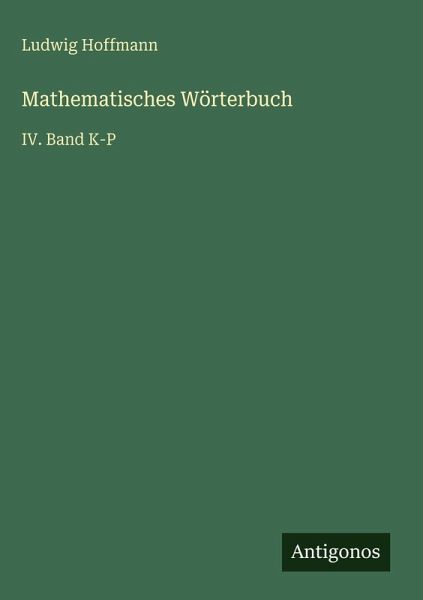 Mathematisches Wörterbuch Mathematisches Wörterbuch