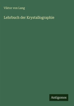 Cover Lehrbuch der Krystallographie