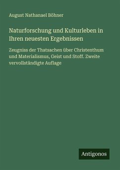 Cover Naturforschung und Kulturleben in Ihren neuesten Ergebnissen