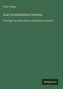 Cover Zum Verständnisse Goethes
