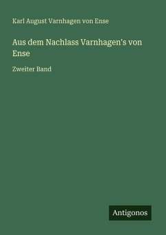 Cover Aus dem Nachlass Varnhagen's von Ense