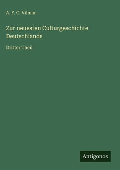 Cover Zur neuesten Culturgeschichte Deutschlands