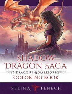 Cover Shadow Dragon Saga - Dragons and Warriors Coloring Book