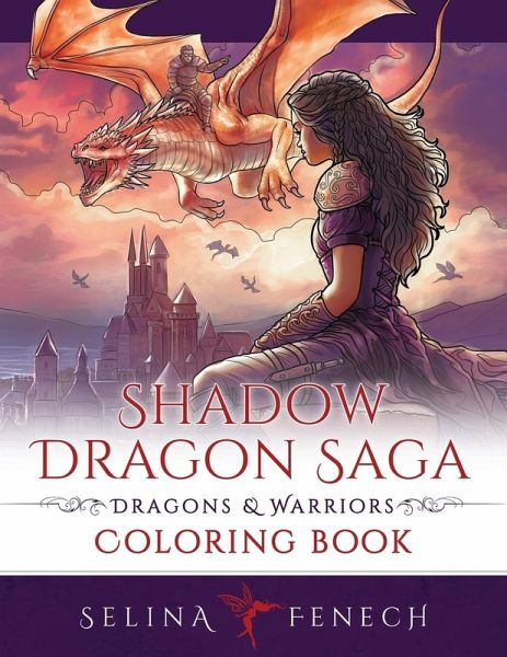 Shadow Dragon Saga - Dragons and Warriors Coloring Book Shadow Dragon Saga - Dragons and Warriors Coloring Book
