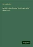 Probebuchstaben zur Bestimmung der Sehschärfe