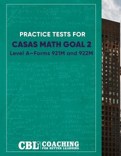 Cover Practice Tests for Math GOAL 2 Level A¿Forms 921M and 922M