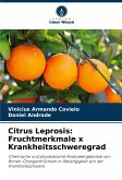 Citrus Leprosis: Fruchtmerkmale x Krankheitsschweregrad Citrus Leprosis: Fruchtmerkmale x Krankheitsschweregrad