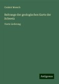 Beitraege der geologischen Karte der Schweiz Beitraege der geologischen Karte der Schweiz