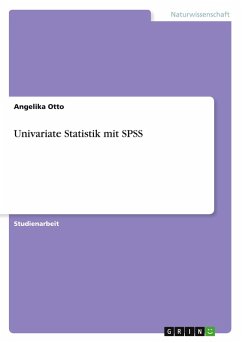 Cover Univariate Statistik mit SPSS