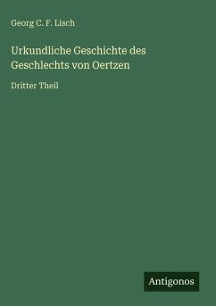 Cover Urkundliche Geschichte des Geschlechts von Oertzen