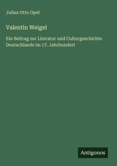 Cover Valentin Weigel