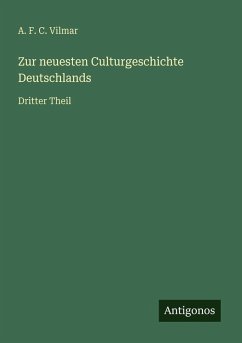 Cover Zur neuesten Culturgeschichte Deutschlands