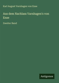 Cover Aus dem Nachlass Varnhagen's von Ense