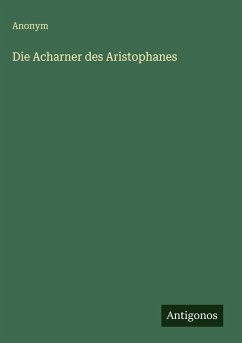 Cover Die Acharner des Aristophanes