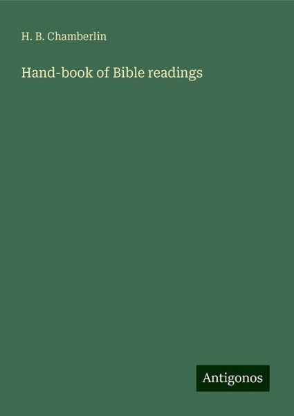 Hand-book of Bible readings