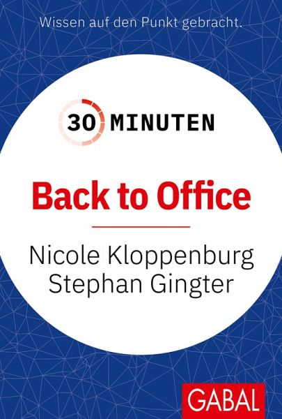 30 Minuten Back to Office (eBook, PDF)