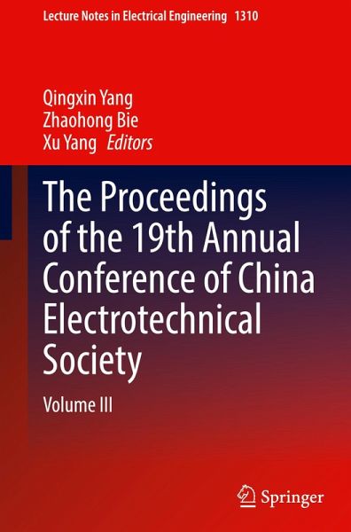 The Proceedings of the 19th Annual Conference of China Electrotechnical Society The Proceedings of the 19th Annual Conference of China Electrotechnical Society