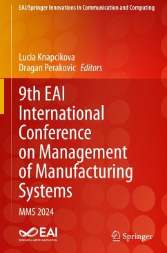 Cover 9th EAI International Conference on Management of Manufacturing Systems