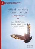 Biblical Leadership Communication Biblical Leadership Communication