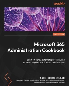 Cover Microsoft 365 Administration Cookbook - Second Edition