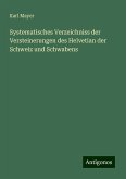 Systematisches Verzeichniss der Versteinerungen des Helvetian der Schweiz und Schwabens Systematisches Verzeichniss der Versteinerungen des Helvetian der Schweiz und Schwabens