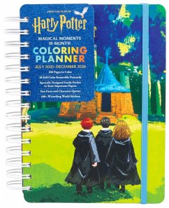 Cover 2026 Harry Potter Magical Moments 18-Month Coloring Planner