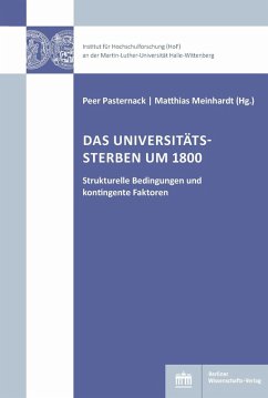 Cover Das Universitätssterben um 1800 (eBook, PDF)