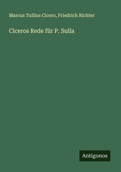 Cover Ciceros Rede für P. Sulla