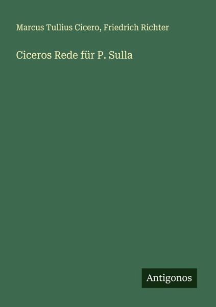 Ciceros Rede für P. Sulla